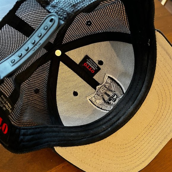 Raiders Mesh Back Trucker Hat - Picture 3 of 4